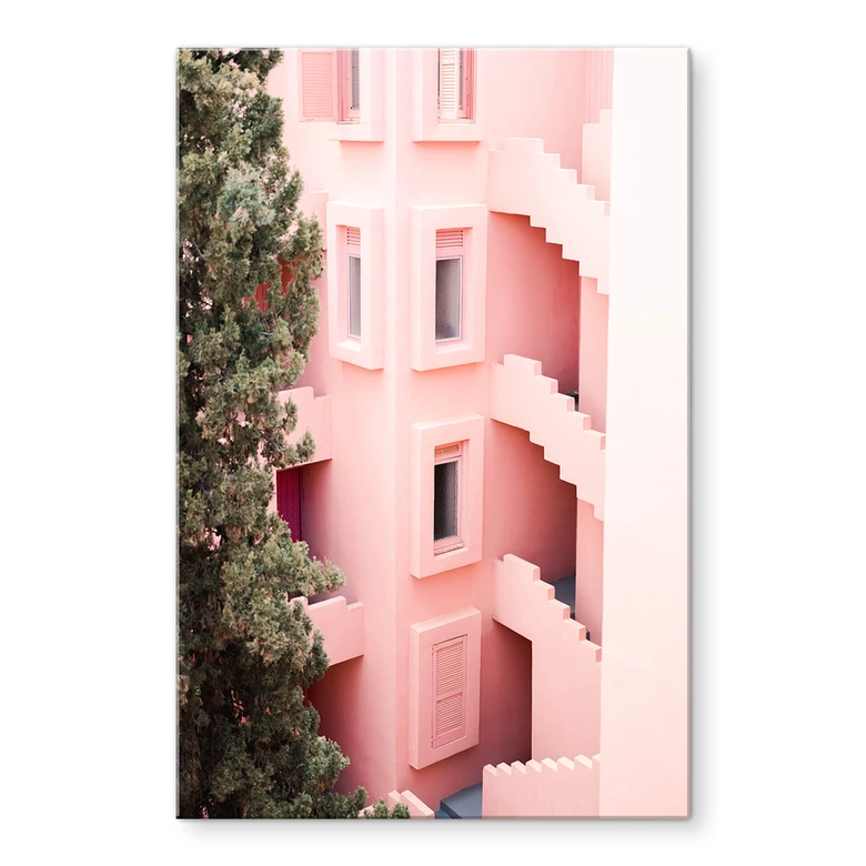 Acrylglasbild Zwart - Mediterrane Architektur 