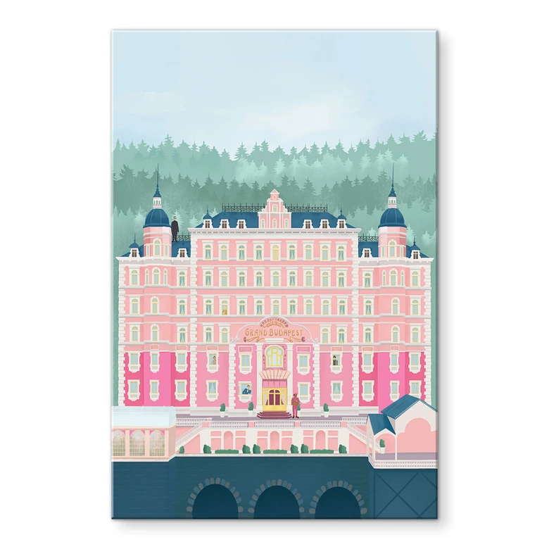 Acrylglasbild Grand Budapest Hotel - Lizde 