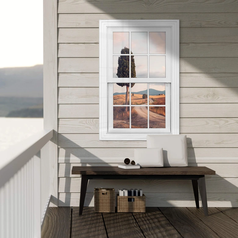 Tuinschilderij - Colombo - Cypressen 