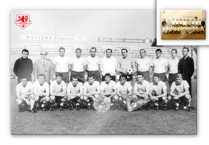 Akrylbillede Eintracht Braunschweig mesterskabshold 1967 