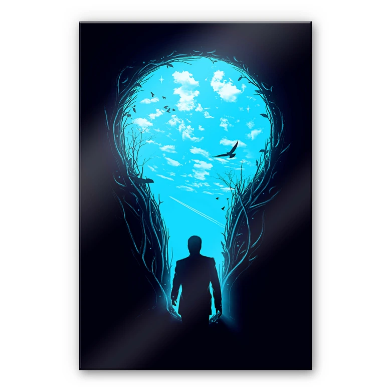 Tableau en verre acrylique Nicebleed - Bright Side 