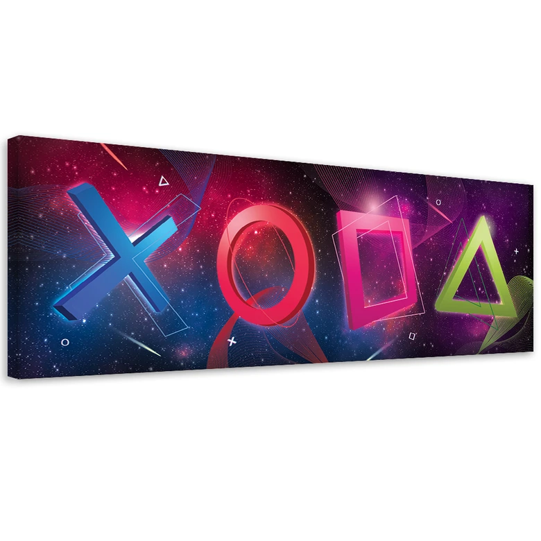 Canvas schilderij, spelconsole voor gamers 