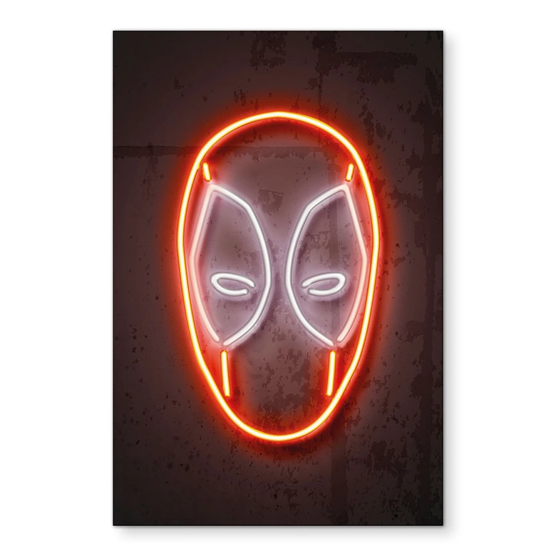 Wandbild Deadpool - Mielu - Alu-Dibond 