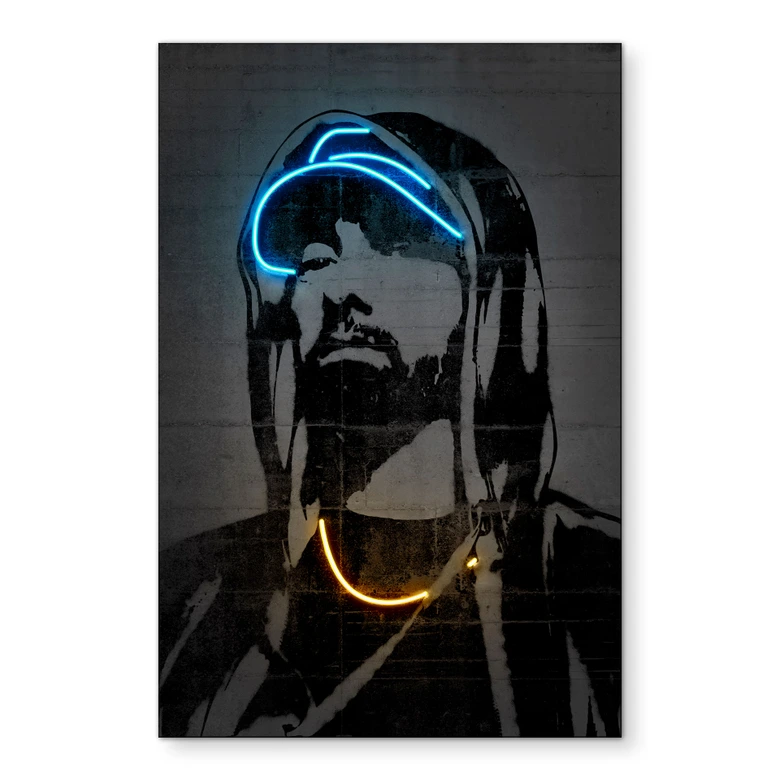 Wandbild Eminem - Alu-Dibond - Mielu 