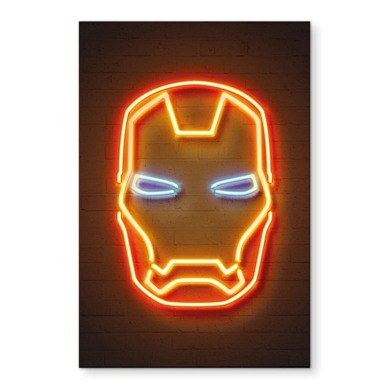 Wandbild Iron Man - Mielu - Alu-Dibond 
