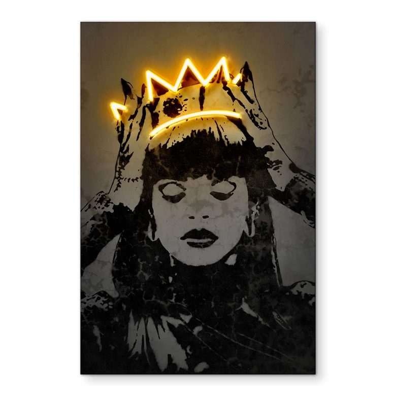 Wandbild Rihanna - Mielu - Alu-Dibond 