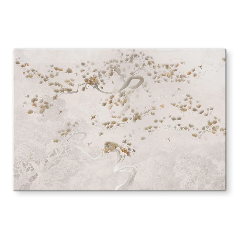 Wandbild Elegante Kiefer im asiatischen Stil - Ms Tiff - Alu-Dibond 