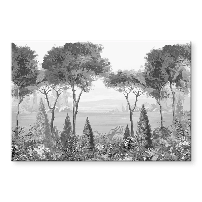 Wandbild Idyllische Pflanzenlandschaft - Ms Tiff - Alu-Dibond 
