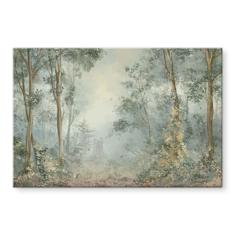 Wanddecoratie Betoverd Bos - Ms Tiff - Alu-Dibond 