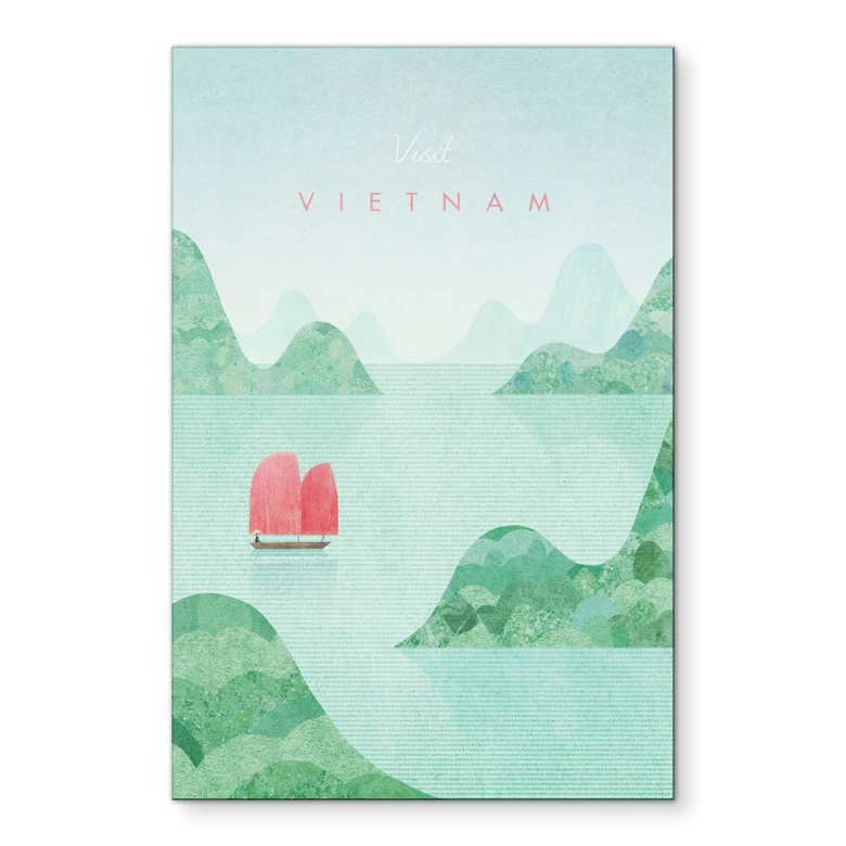 Billede Halong-bugten på Vietnam-rejser - Rivers - Alu-Dibond 