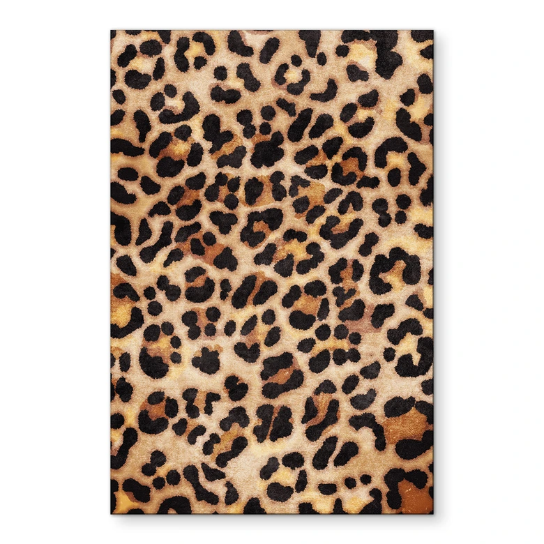 Wandbild Wilder Leopard - Animal Print - Tunaboylu - Alu-Dibond 