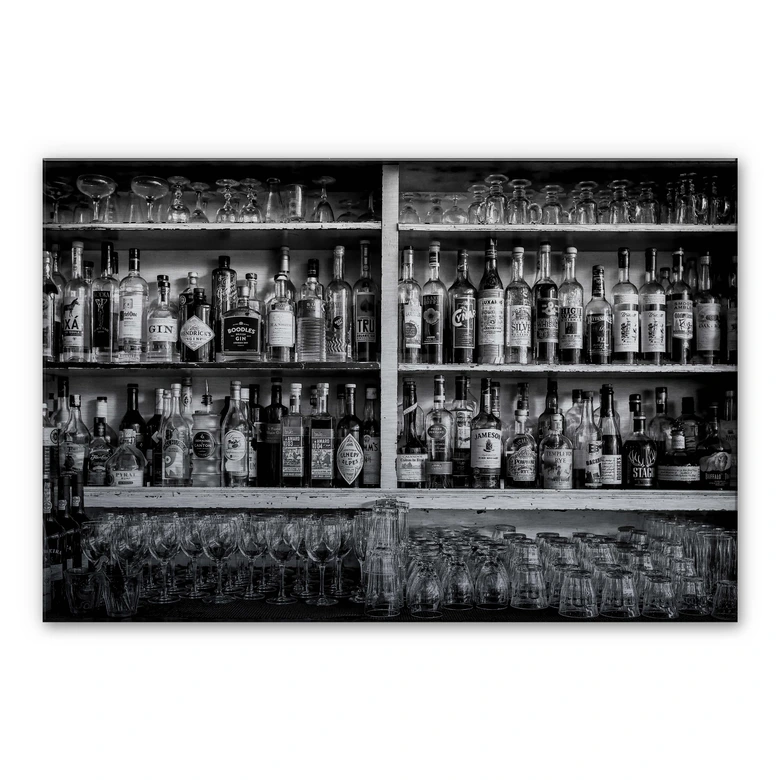 Alu-Dibond Bild Klein - The Classic Bar 