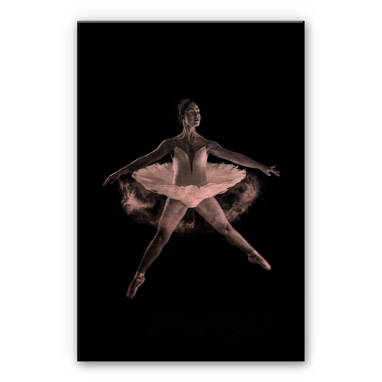 Alu-Dibond-Kupfereffekt - Prima Ballerina 