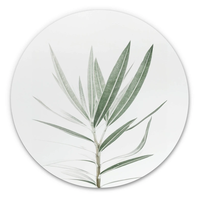 Alu-Dibond Sisi & Seb - Oleander - Rund 