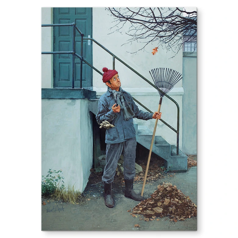 Wandbild Laubfall (1970) - Kurt Ard - Alu-Dibond 