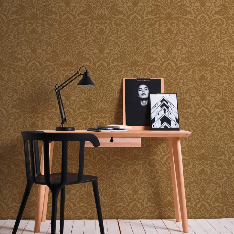 Architects Paper Luxury Wallpaper Papier peint baroque - Vert, Bleu 