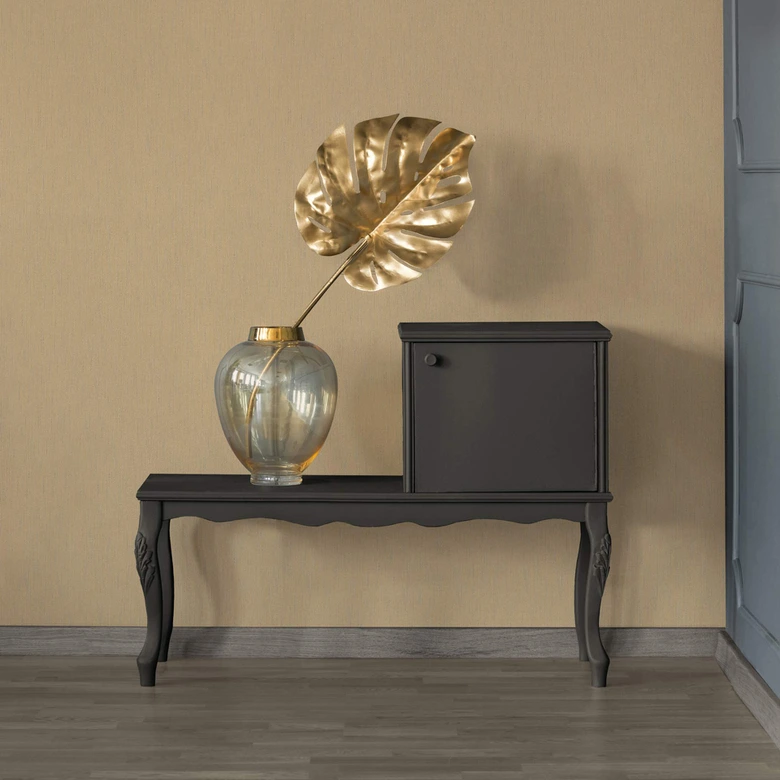 Architects Paper Metallic Silk Papier peint uni, Orange  