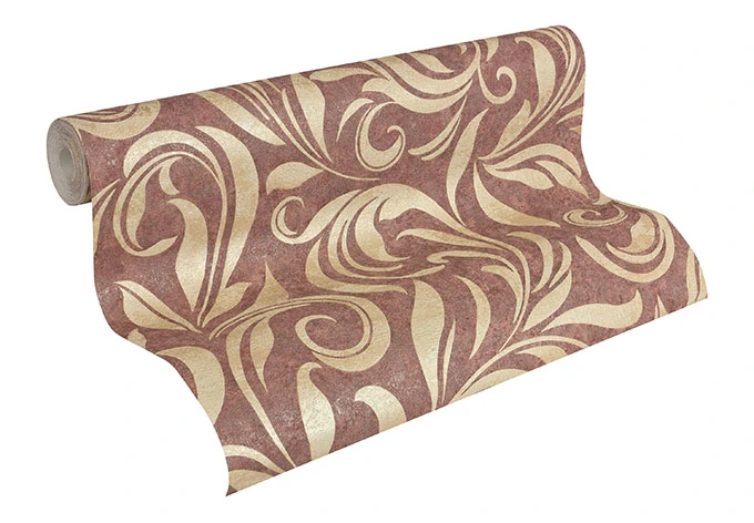 Architects Paper Vliestapete Nobile Blumentapete floral beige, metallic, rot 