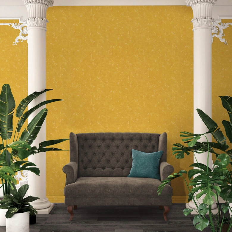 Architects Paper Vliestapete Absolutely Chic Vintagetapete gelb 