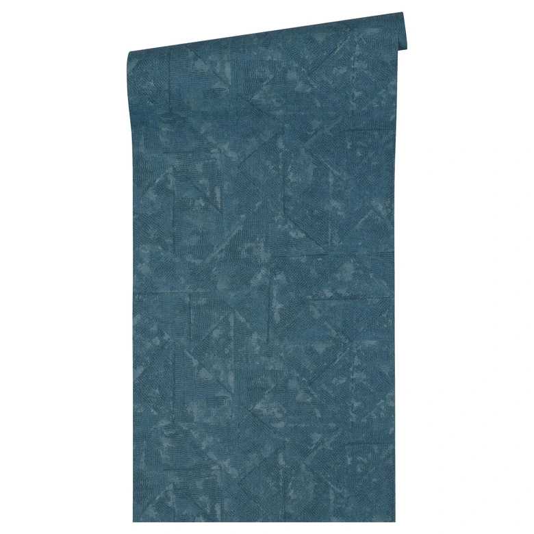 Architects Paper Papier Peint Design Absolutely Chic uni Bleu Gris Argent  