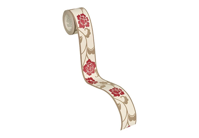A.S. Création Bordüre Only Borders Borte mit Rosen floral selbstklebend beige, braun, rot 