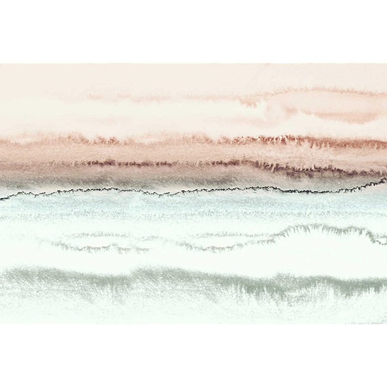 Livingwalls Fototapete ARTist Within the Tides Gezeiten beige, grau, weiß 