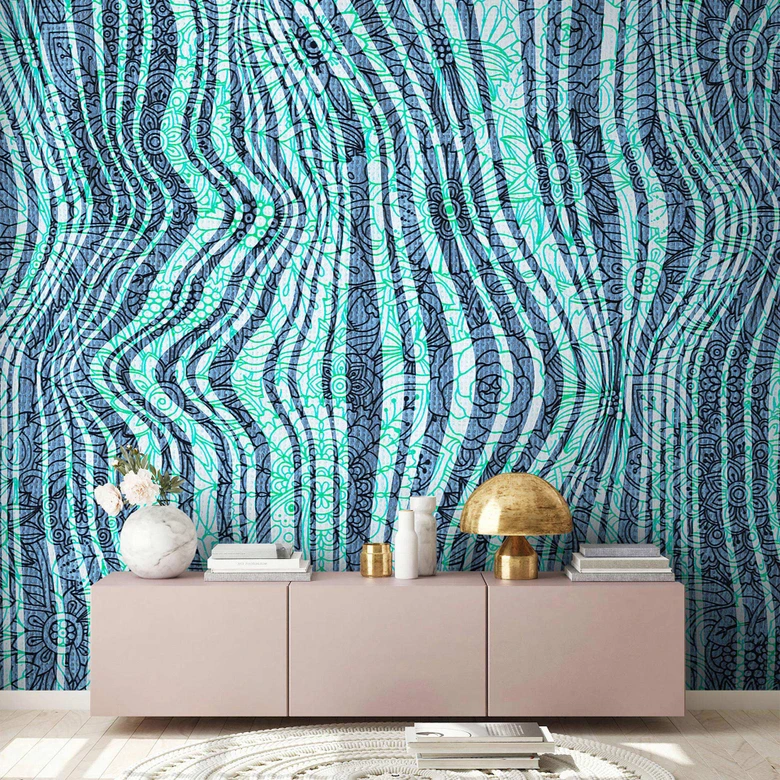Fototapete Atelier 47 Textile Ornament in 3D Optik - Architects Paper  