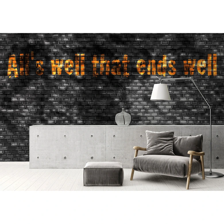 Fototapete Atelier 47 Black Tiles in Steinoptik - Architects Paper  