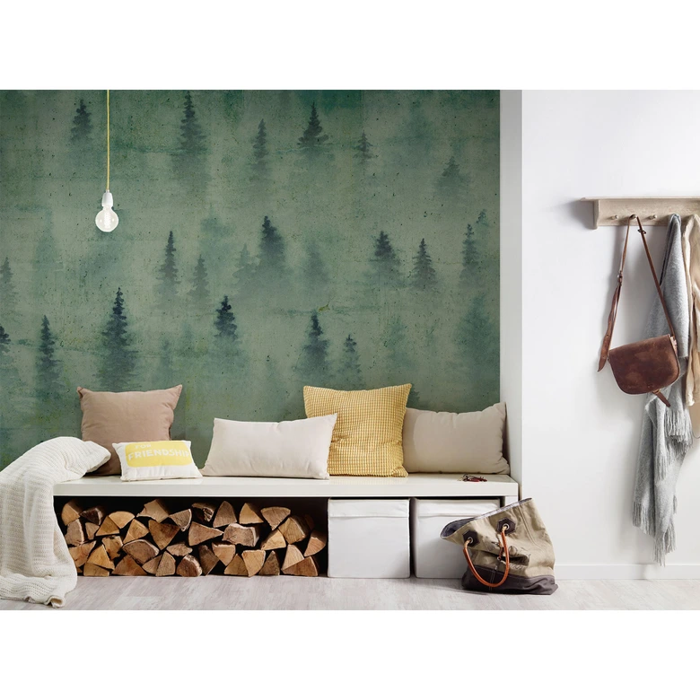 Architects Paper Fototapete Atelier 47 Coniferous Artwork Wald 