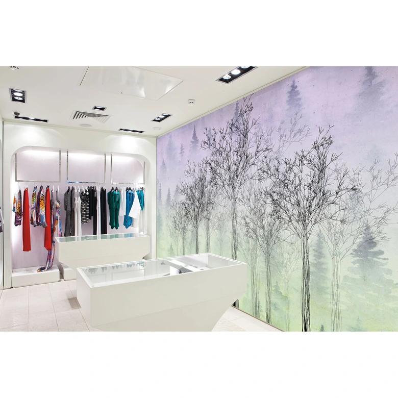 Fototapete Atelier 47 Trees Artwork Wald - Architects Paper  