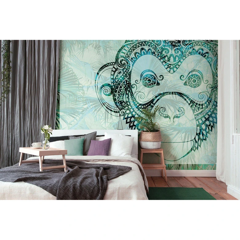 Fototapete Atelier 47 Monkey Pattern Tiere - Architects Paper 