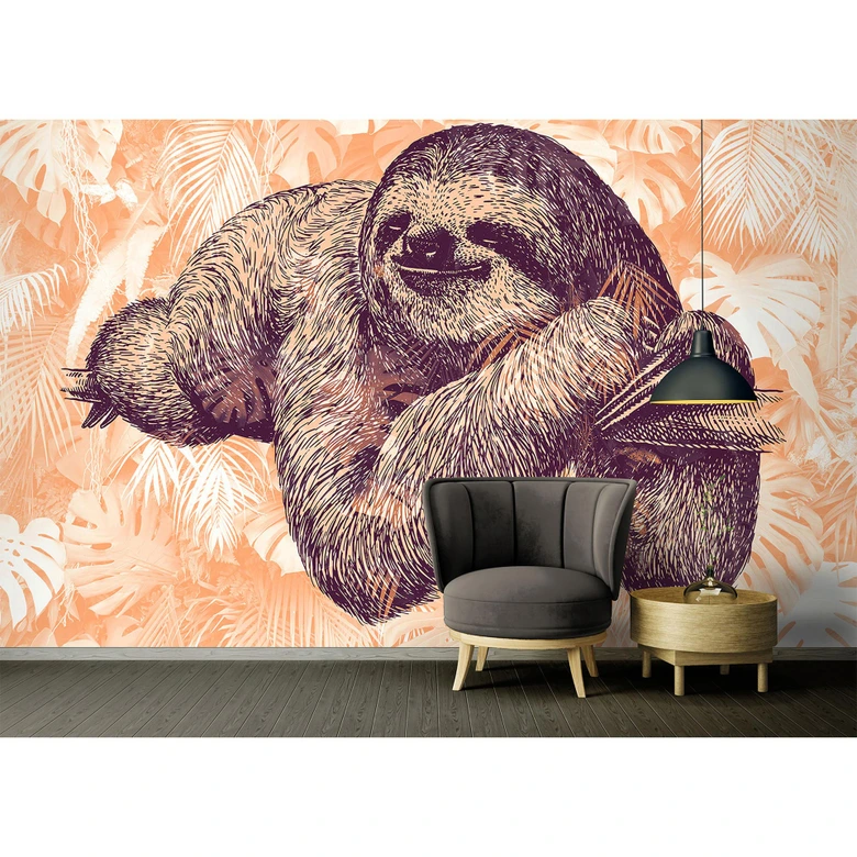 Fototapete Atelier 47 Sloth Design Tiere - Architects Paper 