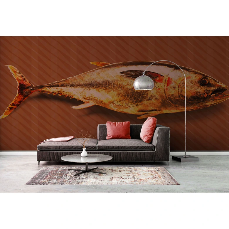 Fototapete Atelier 47 Tuna Graphic Tiere - Architects Paper  