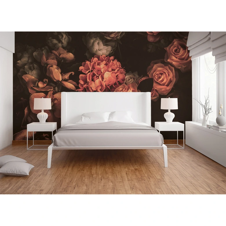 Livingwalls Fototapete Designwalls Romantic Flowers Blumen 