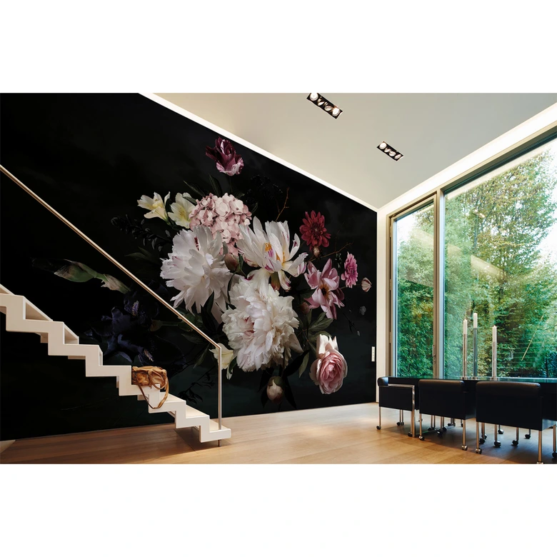 Livingwalls Fototapete Designwalls Bunch of Flower Blumen 