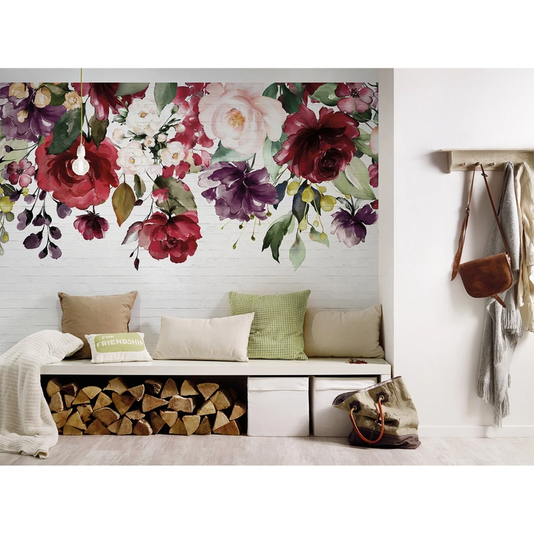 Livingwalls Fototapete Designwalls Mural Blumen 