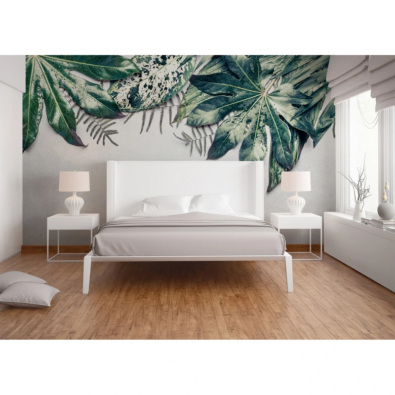 Livingwalls Fototapete Designwalls Leaves Variety Natur 