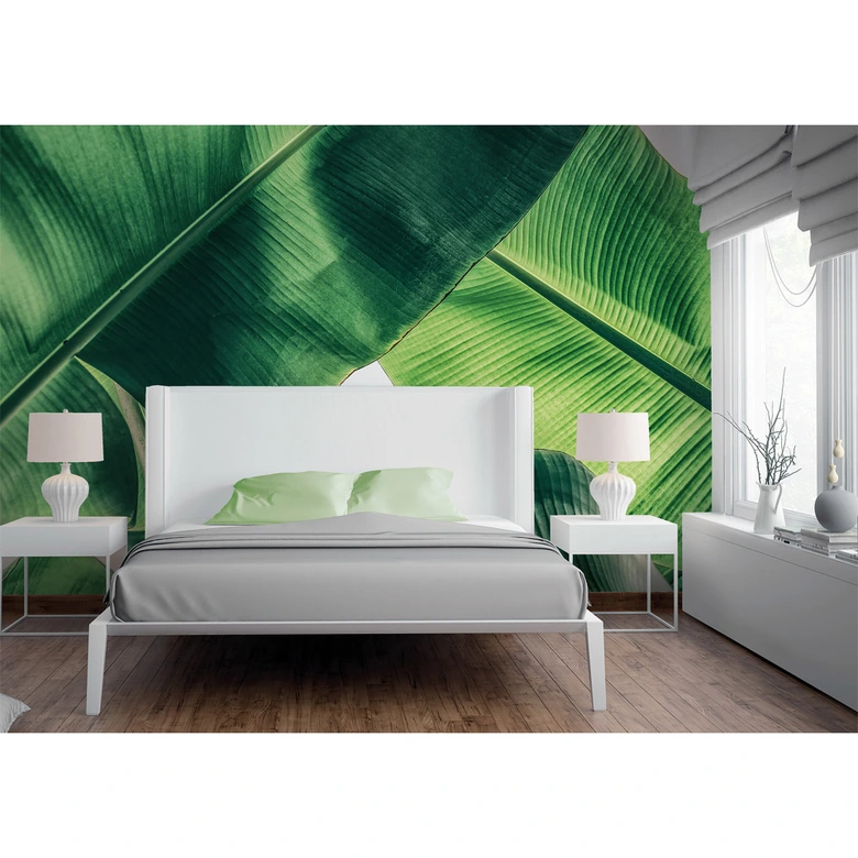 Livingwalls Fototapete Designwalls Broken Leaf Natur 