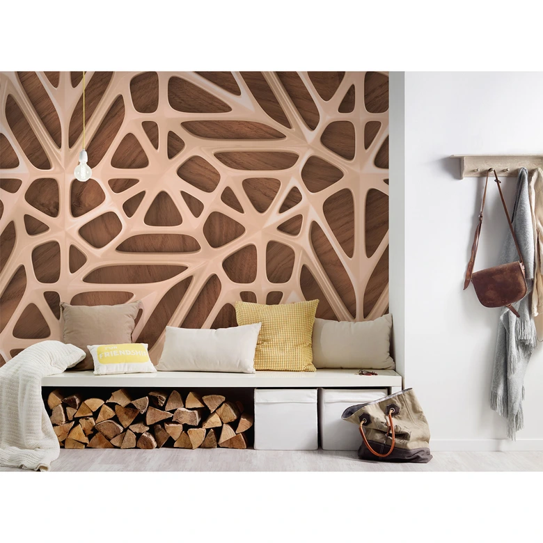 Livingwalls Fototapete Designwalls Organic Surface in 3D Optik 