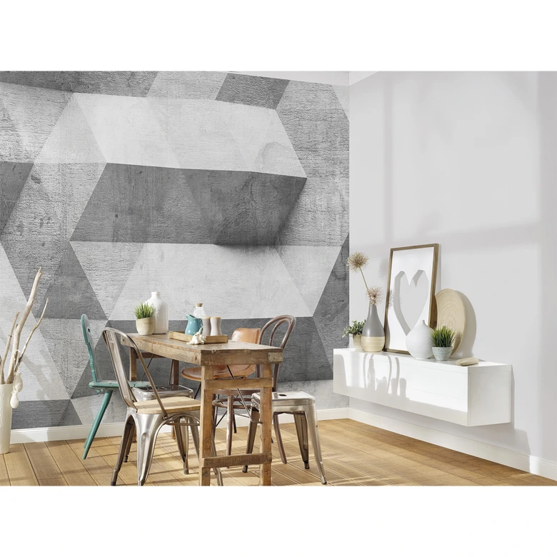 Livingwalls Fototapete Designwalls Concrete Surface in 3D Optik 