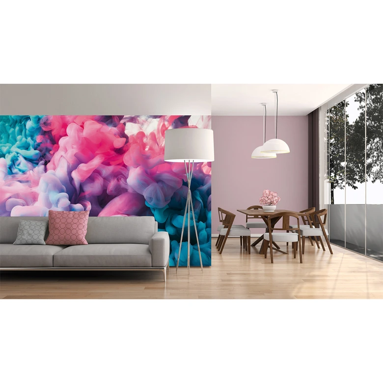 Livingwalls Fototapete Designwalls Colored Smoke modern 