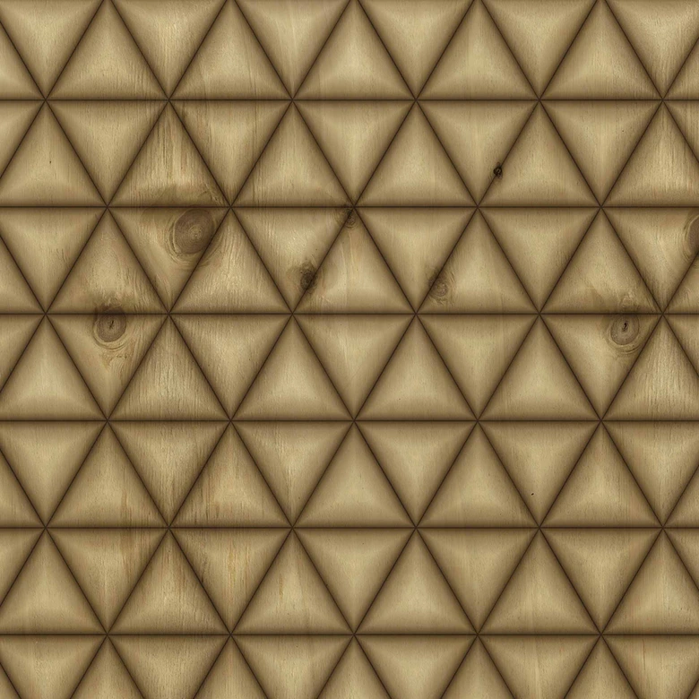 Geometric GraphicTriang1 beige brun - non-woven tapet Designwalls 2 - 2,55 x 3,5 m 