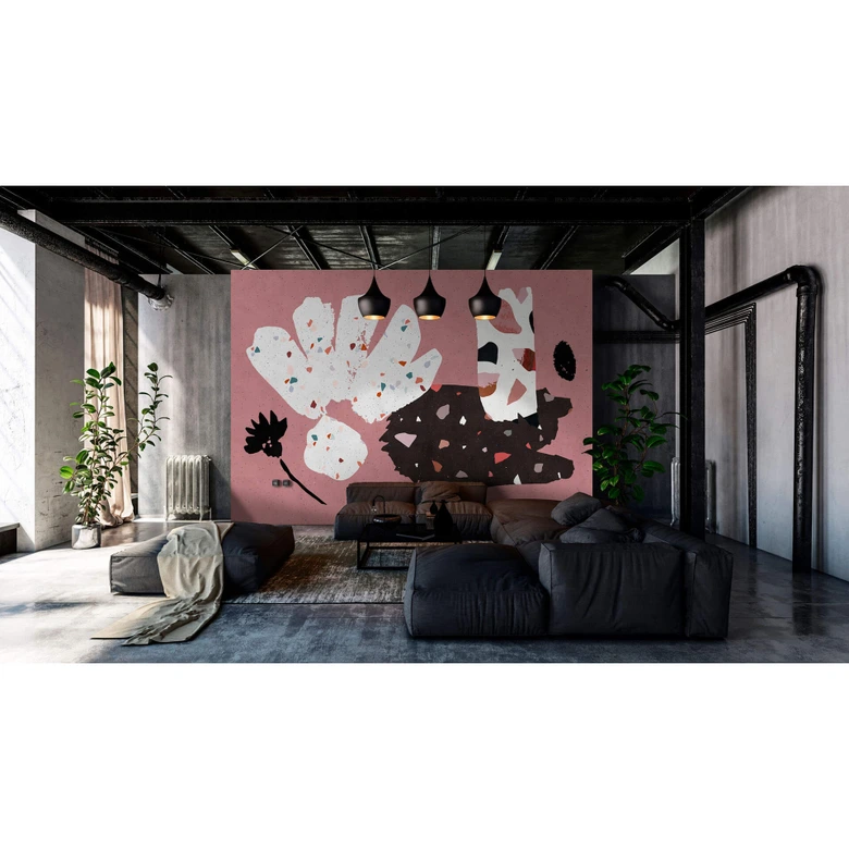 Livingwalls Photo Wallpaper Walls by Patel 2 terrazzo 4 