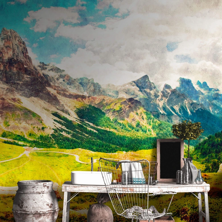 Livingwalls Fotobehang Walls by Patel 2 dolomiti 1 