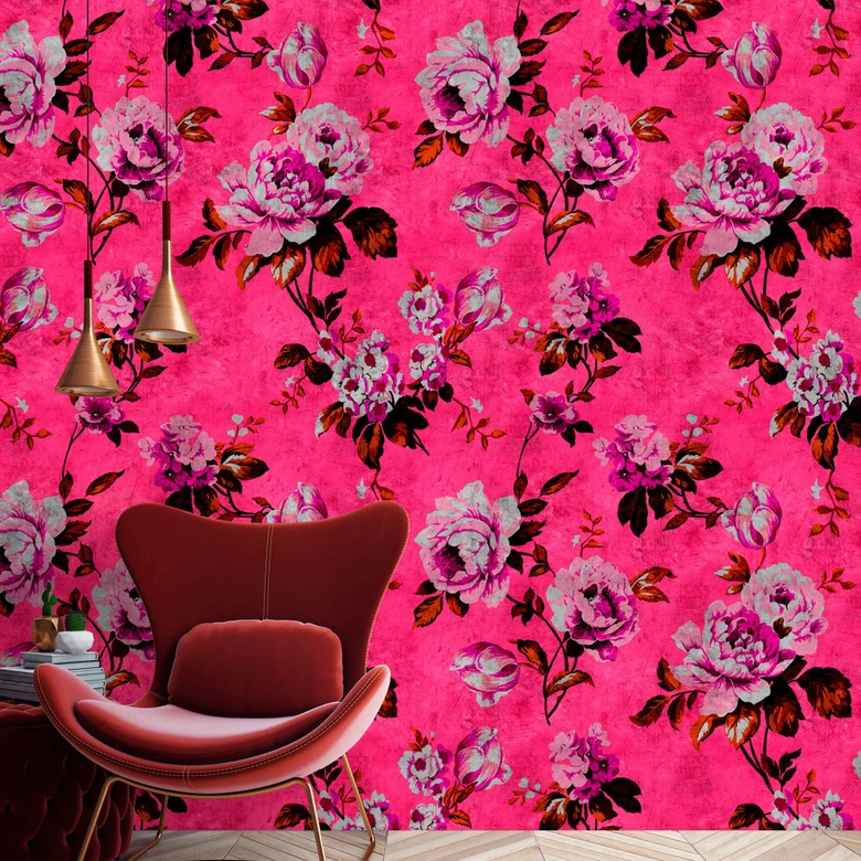 Livingwalls Fotobehang Walls by Patel 2 wild roses 3 
