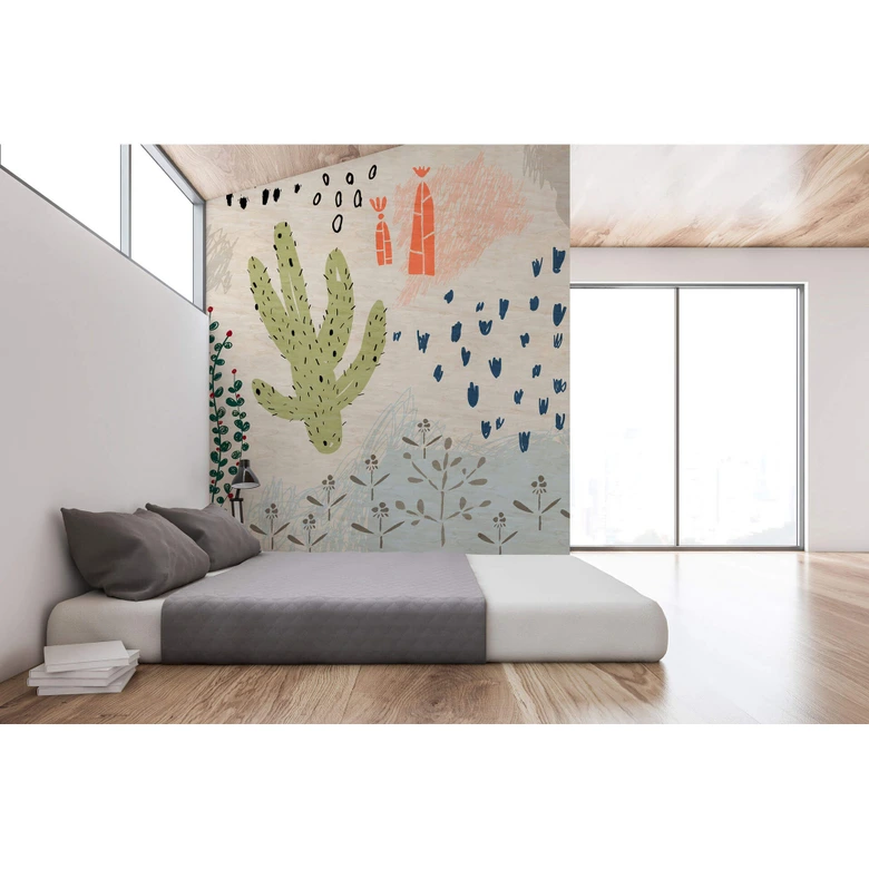 Livingwalls Photo Wallpaper Walls by Patel 2 crayon garden 2 