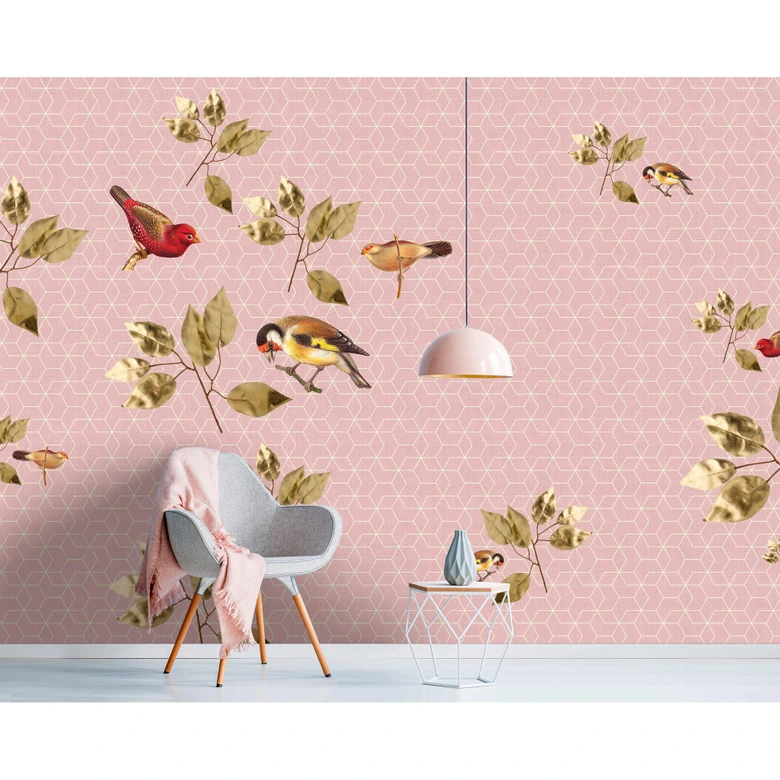Livingwalls Fototapete Walls by Patel 2 brilliant birds 1 