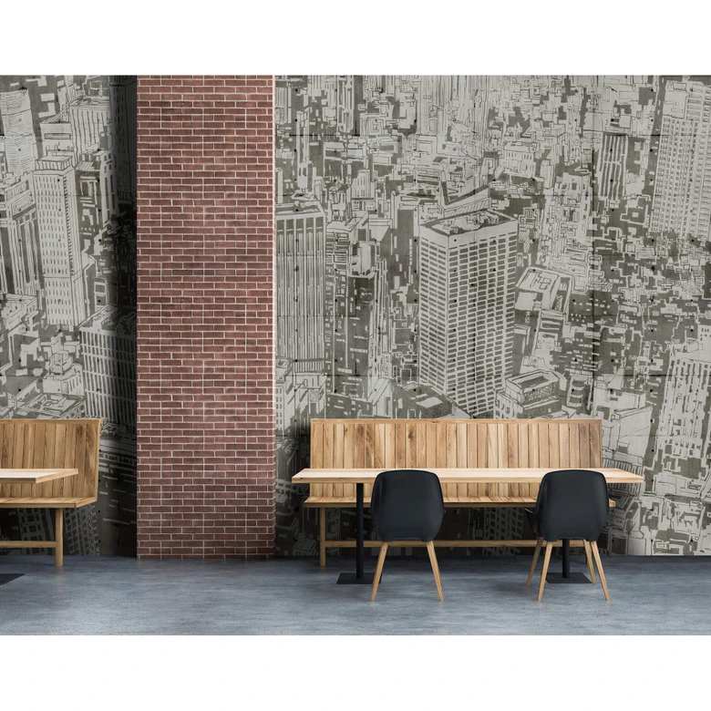 Livingwalls Fototapete Walls by Patel 2 downtown 2 