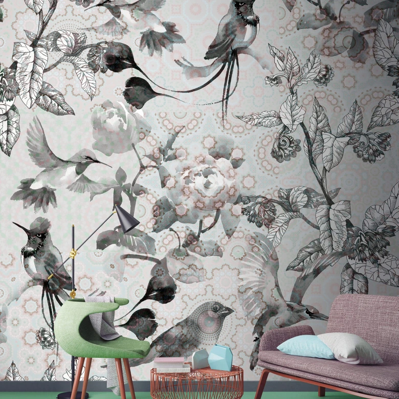 Livingwalls Fototapete Walls by Patel exotic mosaic 4 