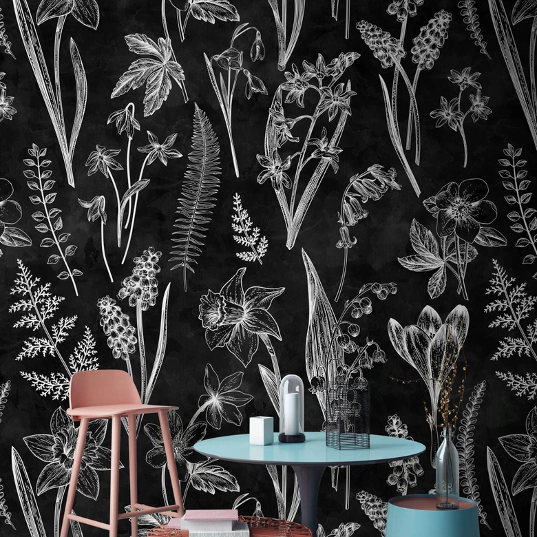 Livingwalls Fototapete Walls by Patel blackboard 7 